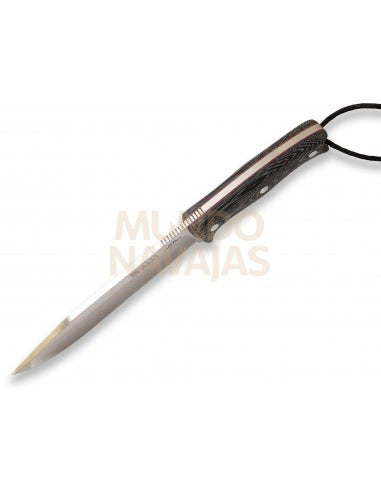 Cuchillo bush camp knife puño micarta canvas hoja 20 cm