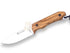Cuchillo bushcraft Joker Aguila, puño de olivo, hoja de 10,5 cm. funda de cuero.