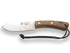 Cuchillo bushcraft Joker Nessmuk , mango de nogal, con ferrocerio.