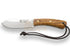 Cuchillo bushcraft Joker Nessmuk , mango de olivo, con ferrocerio.