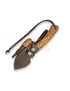 Cuchillo bushcraft Joker Nessmuk , mango de olivo, con ferrocerio.