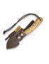 Cuchillo bushcraft Joker Nessmuk s, con ferrocerio, mango abedul rizado