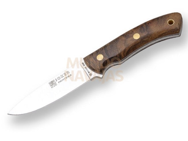 Cuchillo bushcraft Joker Pantera mango de nogal