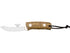 Cuchillo bushcraft Joker Rabbit con cachas en madera de bocote y hoja inox de 8,5 cm.