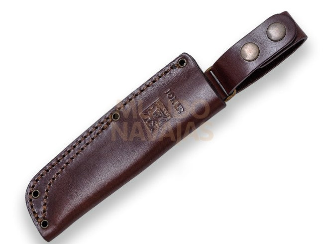 Cuchillo bushcraft y caza Joker BS9 Canadiense mango canvas micarta