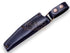Cuchillo bushcraft y supervivencia Joker Bushcrafter en micarta negra.