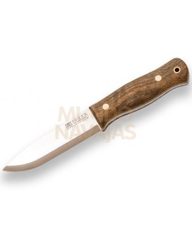 Cuchillo bushcraft y supervivencia Joker Bushlord mango de nogal