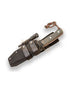 Cuchillo bushcraft y supervivencia Joker Nomad mango de micarta canvas negra. funda de...