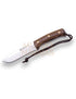 Cuchillo bushcraft y supervivencia Joker Nomad mango de nogal