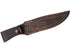 Cuchillo de caza Joker Antílope, cachas asta de ciervo, acero inox. funda de cuero.