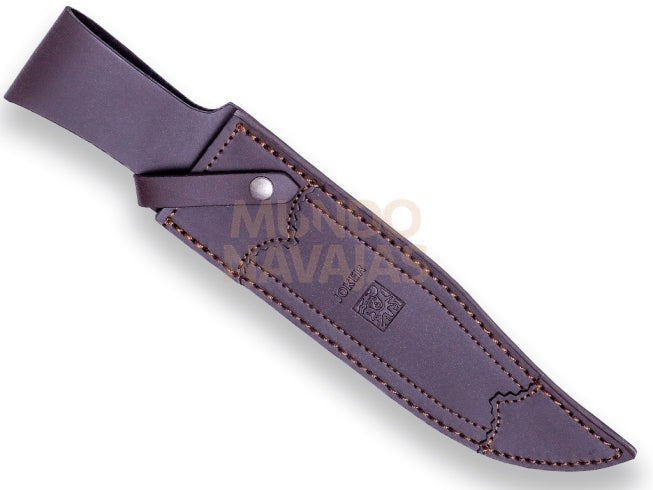 Cuchillo de caza Joker Bowie 25, mango ciervo tallado a  mano.