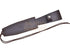 Cuchillo de caza Joker Bowie con puño de ciervo y hoja de 16 cm. funda de cuero.