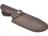 Cuchillo de monte con cachas de madera roja y hoja de 11 cm.