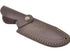 Cuchillo de monte enterizo con cachas de abedul rizado y hoja de 10,5 cm