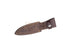 Cuchillo de monte enterizo con virola cachas en asta de ciervo y hoja de 12 cm.
