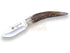Cuchillo de monte para cuello colgante puño en asta de ciervo y hoja de 7,5 cm