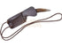 Cuchillo de monte para cuello colgante puño en asta de ciervo y hoja de 7,5 cm