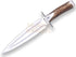 Cuchillo de remate Joker Colmillo con puño de ciervo y hoja de doble filo de 21,5 cm....