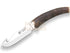 Cuchillo desollador Joker Hurón, puño de ciervo, hoja acero inox de 11 cm.funda de cuero.