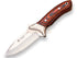 Cuchillo desollador Joker Venado, virola inox, cachas madera roja, hoja de 7,5 cm.funda...