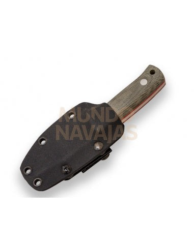 Cuchillo Joker Erizo TS1 puño micarta canvas verde funda kydex