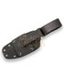 Cuchillo Joker Erizo TS2 puño canvas negro h/ 9,5 cm funda kydex con pedernal