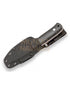Cuchillo Joker Erizo TS2 puño canvas negro hoja 9,5 cm funda kydex