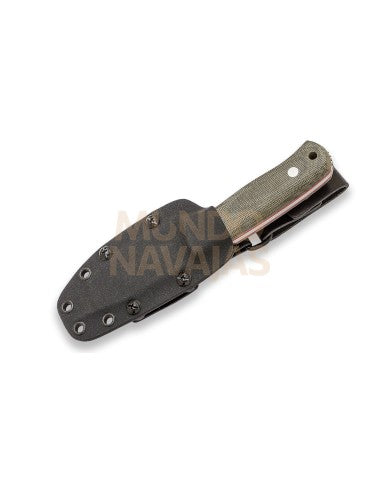 Cuchillo Joker Erizo TS2 puño canvas verde hoja 9,5 cm funda kydex