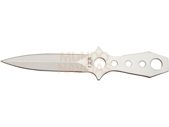 Cuchillo lanzador inox satinado y hoja de 11 cm