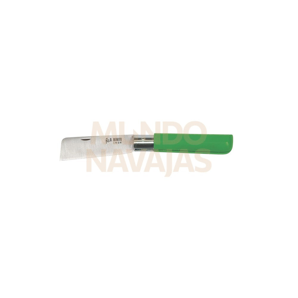 Navaja fibra tapon.70 INOX. verde bliste