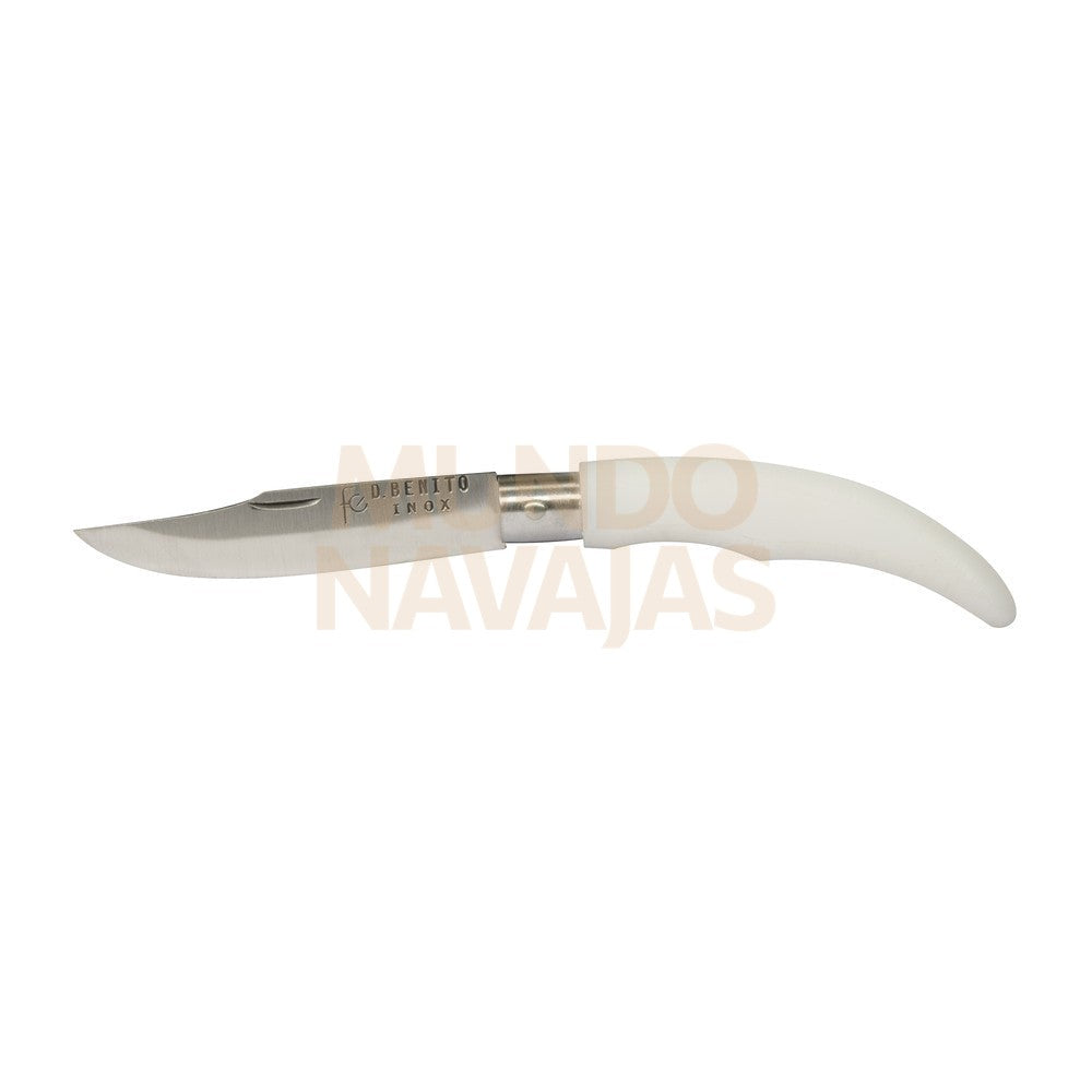 Navaja punta l. 90 INOX. fibra blister