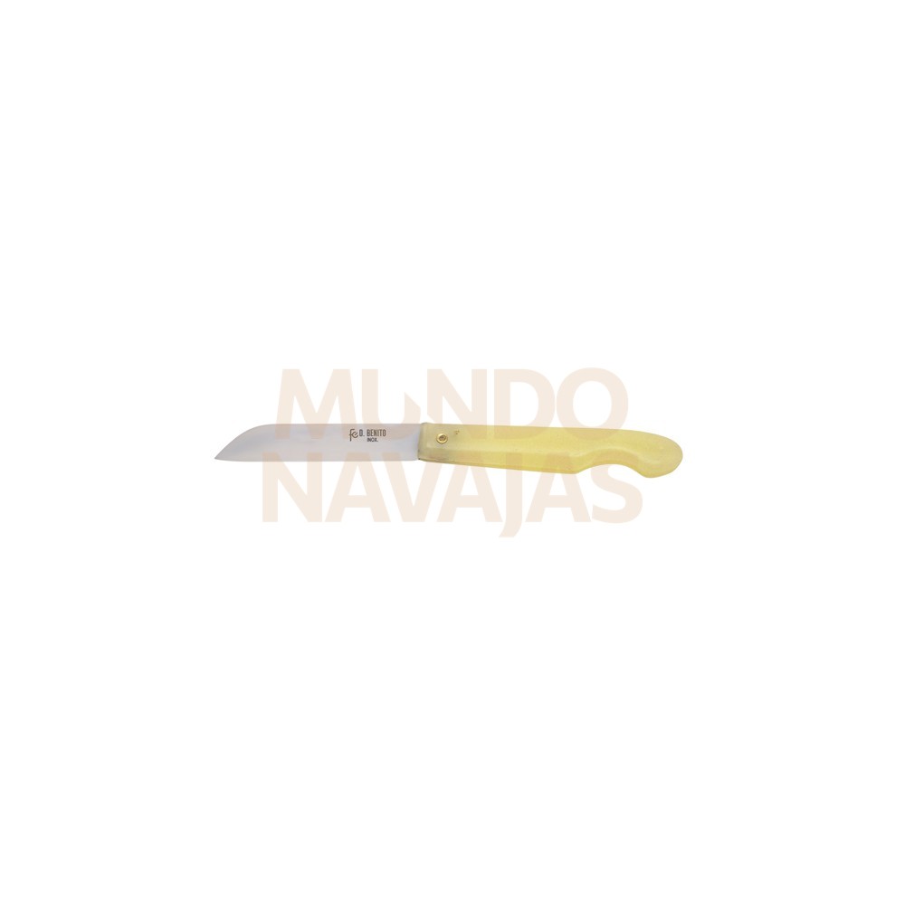 Navaja c/recto 75 plastico INOX. blister