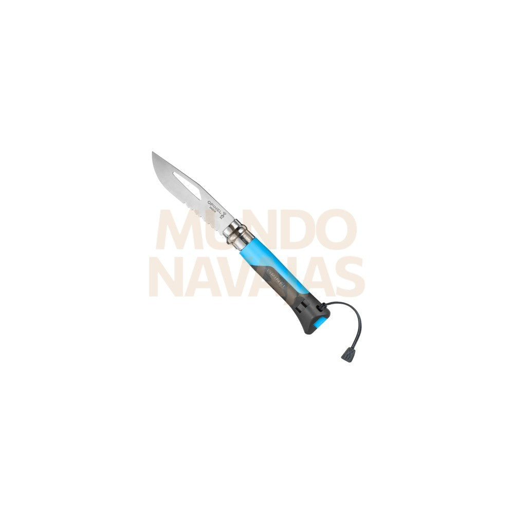 Navaja outdoor azul, nº 8vri "Opinel"