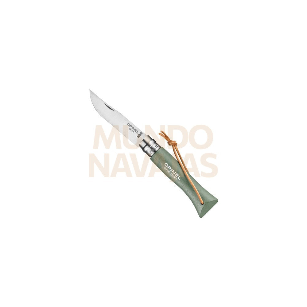 Navaja nº 6vri m/verde c/cordel "Opinel"