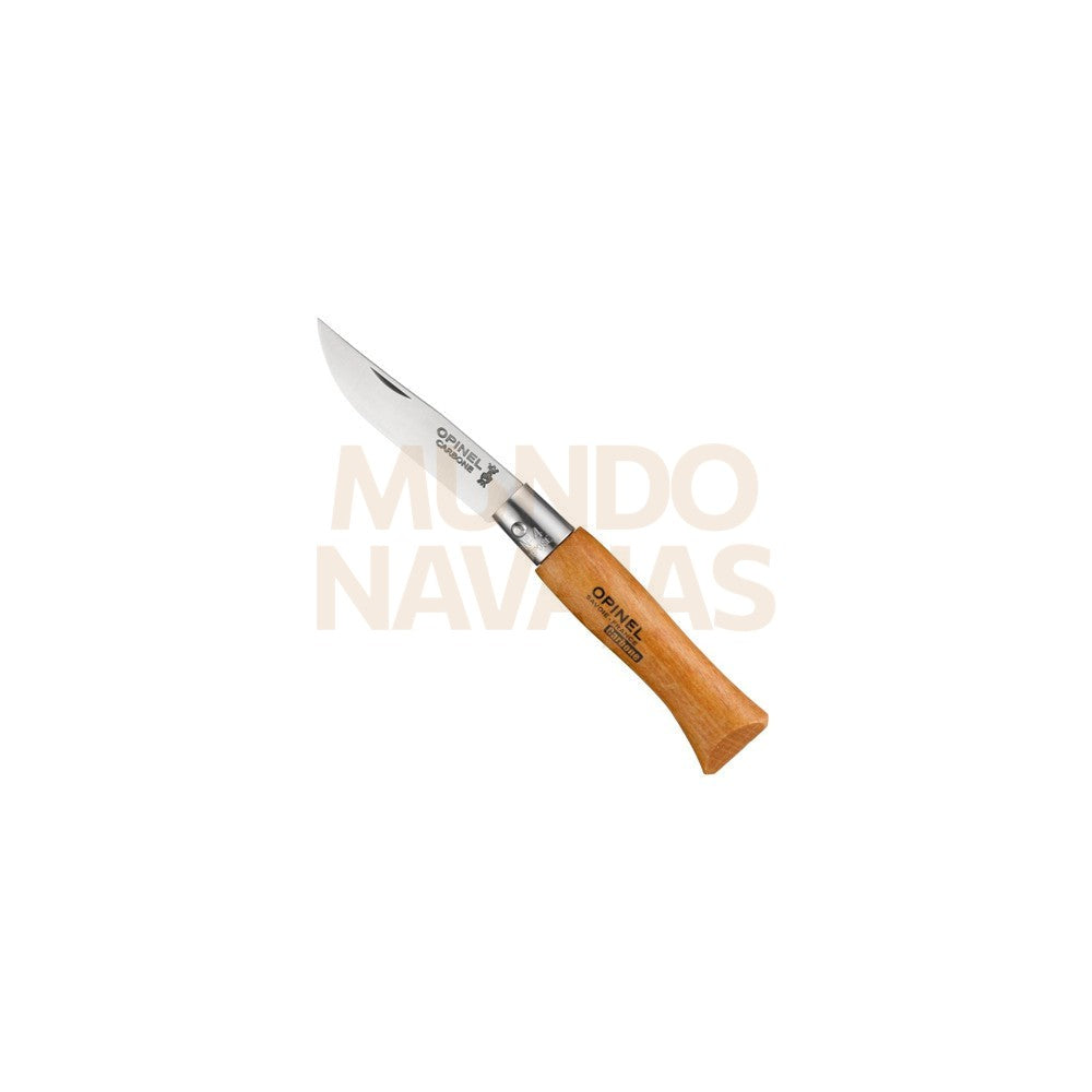 Navaja "Opinel" hoja 5 cm., a. carbono