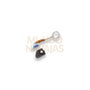 Llavero hacha rainbow largo total 5,20 cm