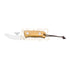 Cuchillo bushcraft Joker Erizo con cachas en madera de olivo y hoja inox de 7,5 cm.