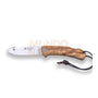 Navaja de caza Joker Cocker para desollar, acero inox mova 9 cm y cachas en madera de...