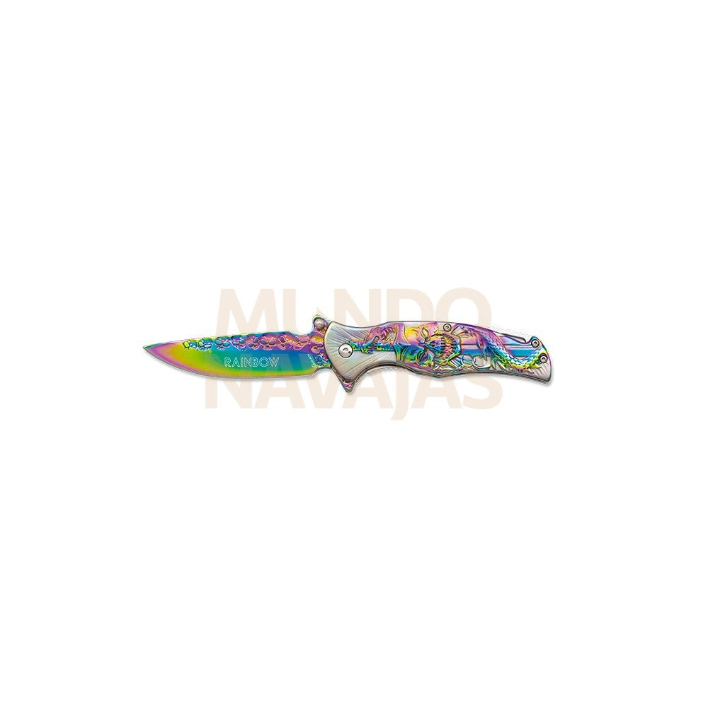 Navaja Albainox Rainbow Bicolor Funda