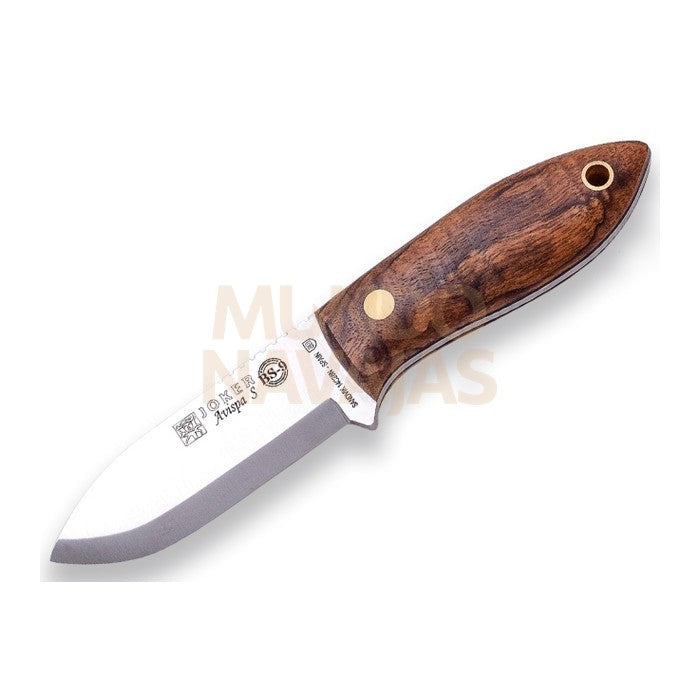 Cuchillo bushcraft Joker Avispa scandi mango de nogal cuchillo de cuello y EDC