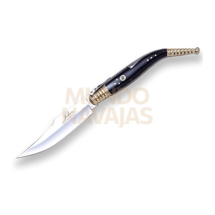Navaja clasica Joker NF12, "La joyita", para coleccionismo o regalo, cachas en asta de...