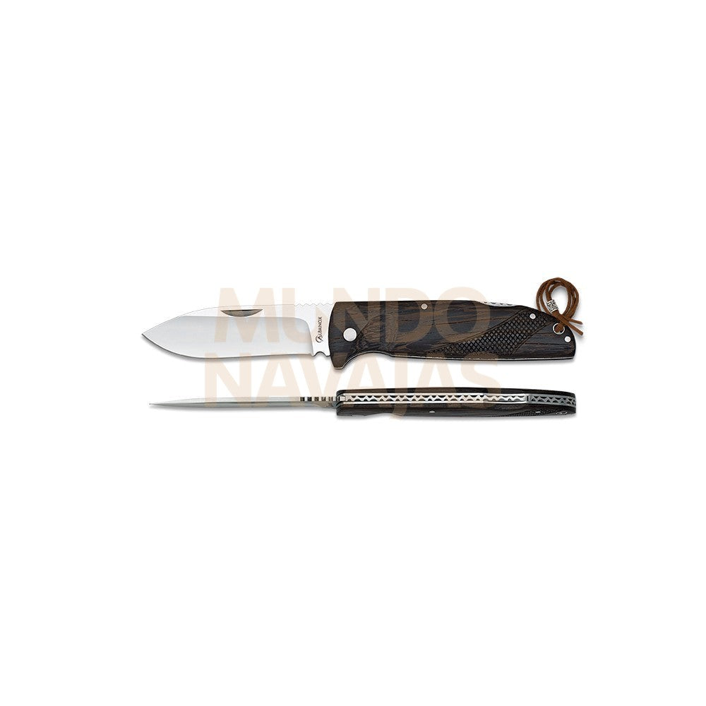 Navaja Albainox Caza Madera Wengue 9