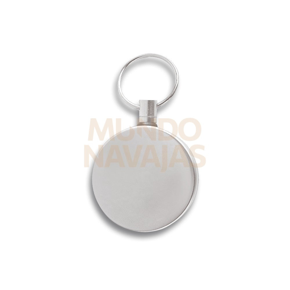 Llavero Acero Extensible Cromado 70 cm