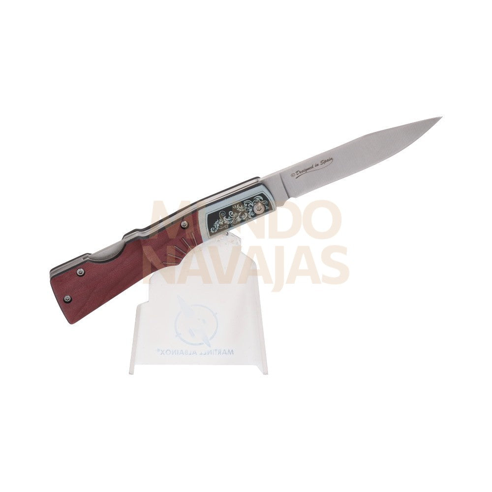 Navaja Albainox rifle roja. hoja: 8.5 cm