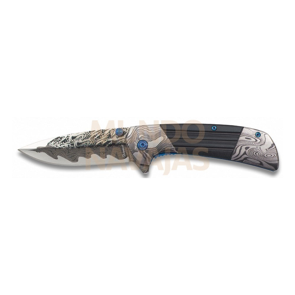 Navaja Albainox Acero 3d Damasco 8.5