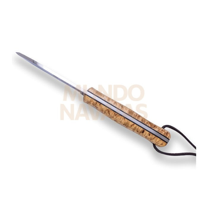 Cuchillo bushcraft y supervivencia Joker BS9 Nórdico mango de abedul rizado