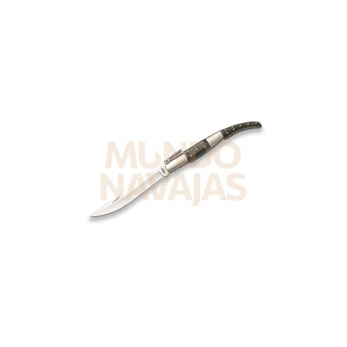 Navaja arabe puño madera negra hoja 13,5 cm