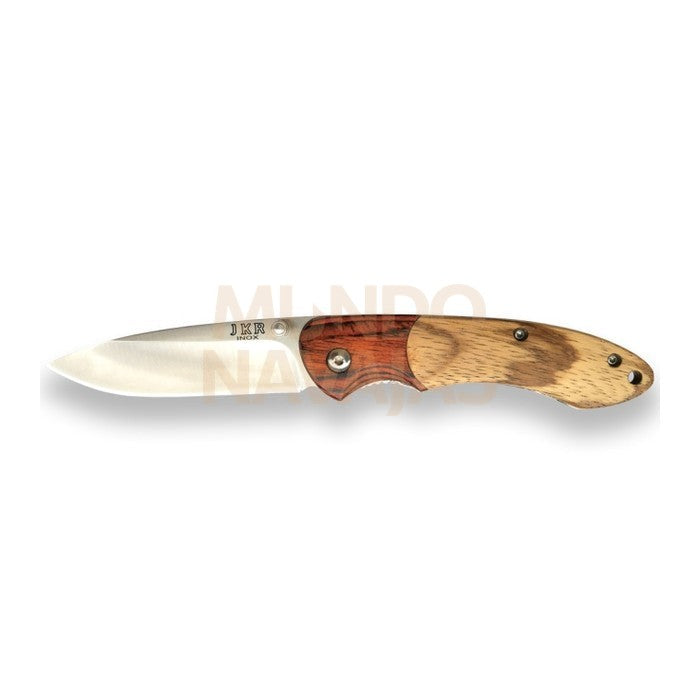 Navaja deportiva JKR505 con cachas en madera