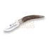Cuchillo de monte para cuello colgante puño en asta de ciervo y hoja de 7,5 cm