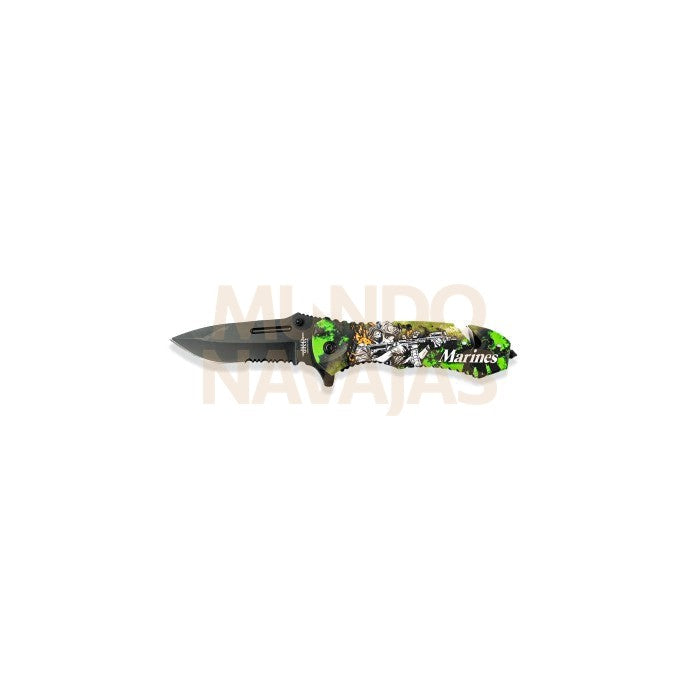 Navaja tactica marines hoja 9 cm